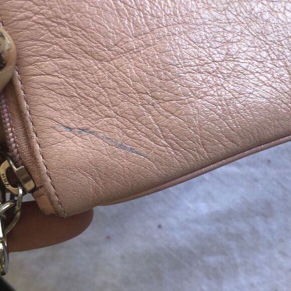 COACH Poppy Pink leather wristlet - Picture 5 of 5